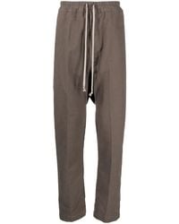 Rick Owens - Drop-crotch Drawstring Cotton Trousers - Lyst