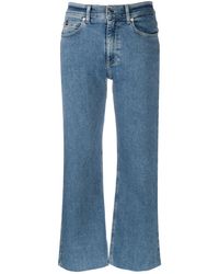 Calvin Klein Vaqueros capri anchos - Azul