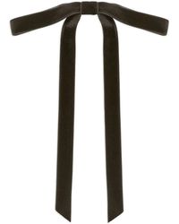 Jennifer Behr - Aida Velvet Bow-Barrette - Lyst