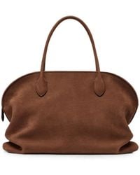 The Row - Agnes 15 Nubuck Shoulder Bag - Lyst