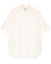 Studio Nicholson - Poplin Short-sleeved Shirt - Lyst