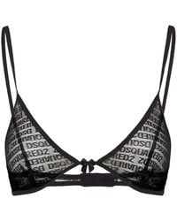 DSquared² - All-Over Logo Bra - Lyst