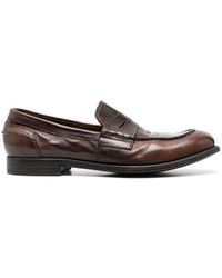 Officine Creative - Chronicle Leather Penny Loafers - Lyst