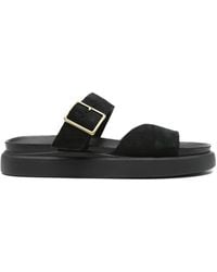 Clarks - Aristella Buckled Platform Sandals - Lyst