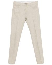 Jacob Cohen - Straight-Leg Wool Trousers - Lyst
