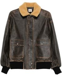 KHAITE - "Sandor" Leather Jacket - Lyst