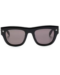 Alexander McQueen - Spike Stud-detailing D-frame Sunglasses - Lyst