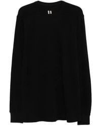 Rick Owens - Pull Côtelé À Manches Longues - Lyst