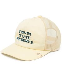 Visvim - Mesh-Panel Embroidered Cap - Lyst