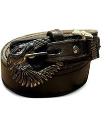 Fortela - Western-Buckle Leather Belt - Lyst