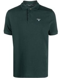Barbour - Embroidered-Logo Polo Shirt - Lyst