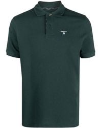 Barbour - Embroidered-Logo Polo Shirt - Lyst