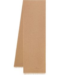Ferragamo - Chevron-Pattern Fringed Scarf - Lyst