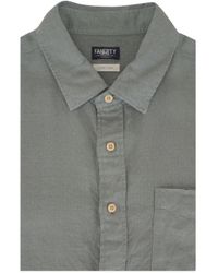 Faherty - Dobby Hemd aus Leinen - Lyst