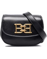 Bally Logo-plaque Leather Belt Bag - Black