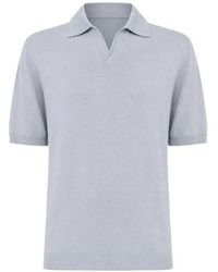 Lardini - Short-Sleeve Knit Polo Shirt - Lyst