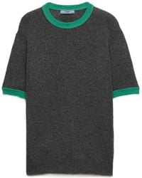 Prada - Jersey De Cachemira Con Manga Corta - Lyst