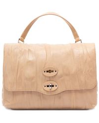 Zanellato - Pleated Stud-Detail Shoulder Bag - Lyst