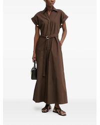 SIMONA CORSELLINI - Belted Wide-Leg Jumpsuit - Lyst