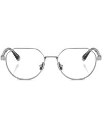 Brunello Cucinelli - Geometric-Frame Glasses - Lyst