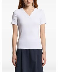 Peserico - V-Neck T-Shirt - Lyst