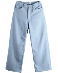 AURALEE - Wide-Leg Jeans - Lyst