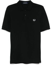 Fred Perry - Logo-Detail Polo Shirt - Lyst