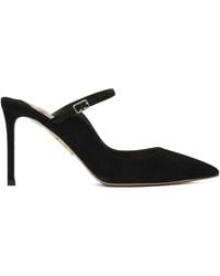 Aquazzura - "Mary Jane 80Mm" Heeled Mules - Lyst