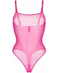 Maison Close - Corps À Corps Neon Body Met String-Design - Lyst