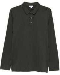 Sunspel - Long-Sleeve Polo Shirt - Lyst