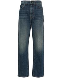 KHAITE - Vaqueros Rectos De Talle Alto - Lyst
