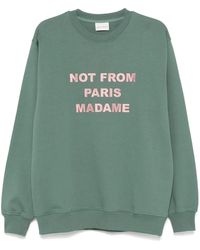 Drole de Monsieur - Slogan-Print Sweatshirt - Lyst