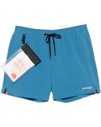 Sundek - Logo-Print Swim Shorts - Lyst