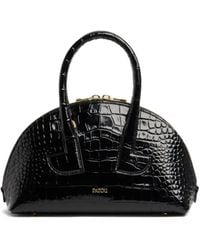 Patou - Bolso Le Bowling con efecto de piel de cocodrilo en relieve y forma de media luna - Lyst