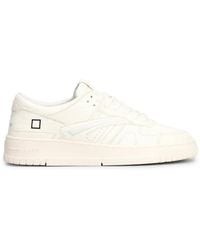 Date - Torneo Leather Sneakers - Lyst
