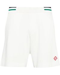 CASABLANCA - Logo-Appliqué Jersey Shorts - Lyst