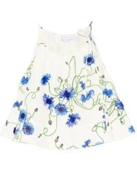Stella McCartney - Embroidered Cotton Top - Lyst