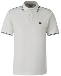 Burberry - Ekd Embroidered Polo Shirt - Lyst