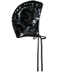 Simone Rocha - Sequin-Embellished Bonnet Hat - Lyst