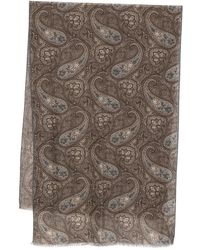 Dell'Oglio - Paisley Fringed Scarf - Lyst
