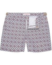 Orlebar Brown - Mid-Length Paisley Print Swim Shorts - Lyst