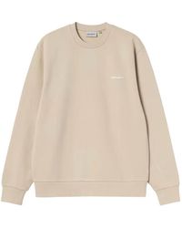 Carhartt - Script Embroidery Sweatshirt - Lyst