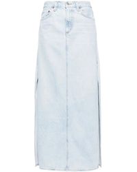 Agolde - Astrid Denim Maxi Skirt - Lyst