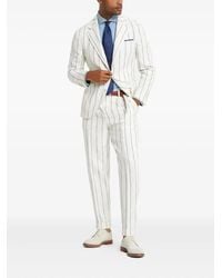Brunello Cucinelli - ストライプ リネンスーツ - Lyst