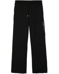 Spencer Badu - Drawstring Cotton Track Pants - Lyst