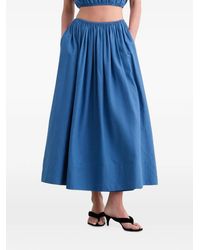Toccin - Imogen Gathered Midi Skirt - Lyst