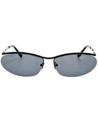 The Attico - Charlotte Oval-Frame Sunglasses - Lyst