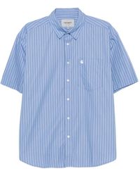Carhartt - Vertical-Stripe Short-Sleeve Shirt - Lyst