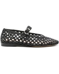 Le Monde Beryl - Woven-Leather Ballerina Shoes - Lyst