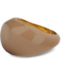 Moi Meme Milano - Enamel-Finish Chevalier Ring - Lyst